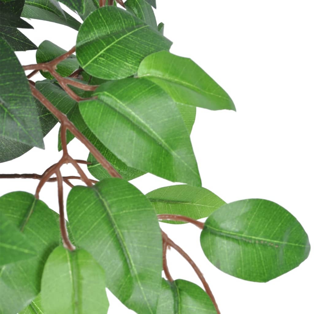 vidaXL نبات صناعي شجرة التين مع أصيص 110 سم