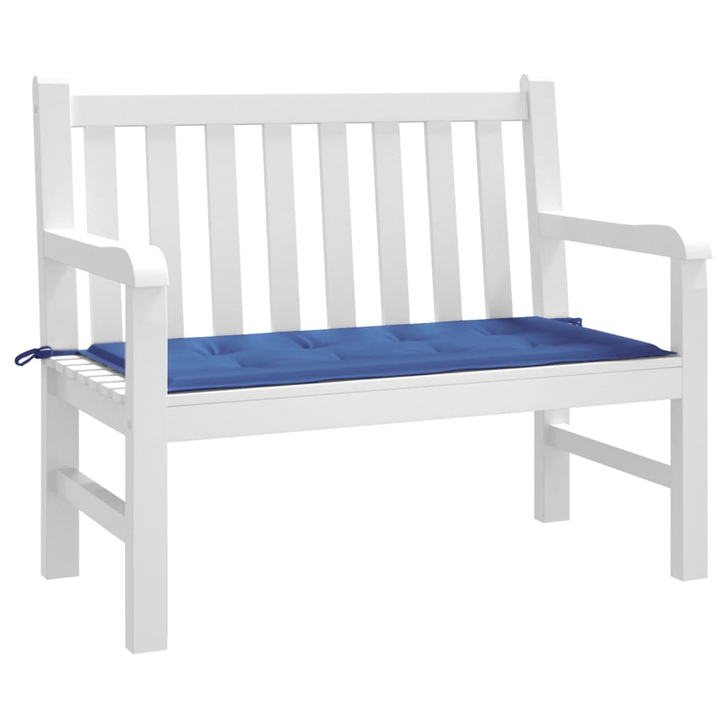vidaXL وسادة مقعد حديقة أزرق ملكي 100×50×3 سم قماش