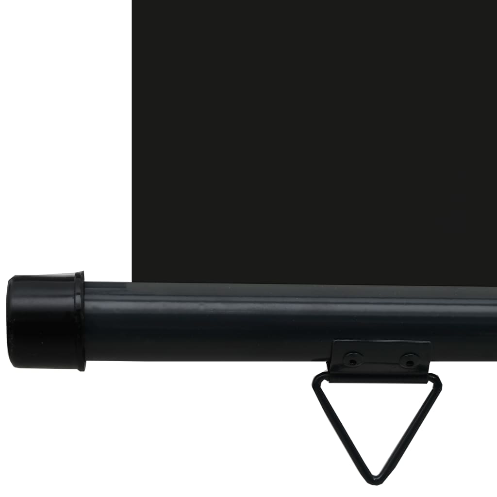 vidaXL مظلة شرفة جانبية 85×250 سم أسود
