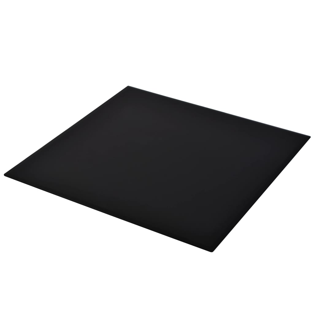 vidaXL سطح طاولة زجاج مقوى مربع 800×800 ملم