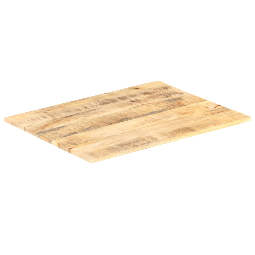 vidaXL سطح طاولة دائري خشب مانجو صلب 15-16 مم 80×60 سم