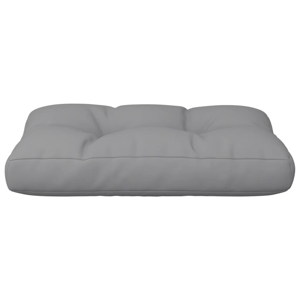 vidaXL وسادة أريكة طبلية رمادي 10x40x60 سم