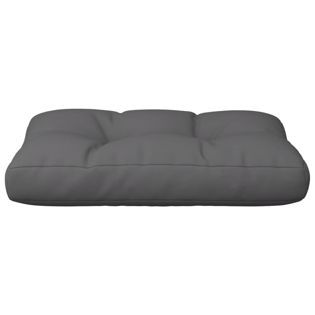 vidaXL وسادة أريكة طبلية أنثراسيت 10x40x60 سم
