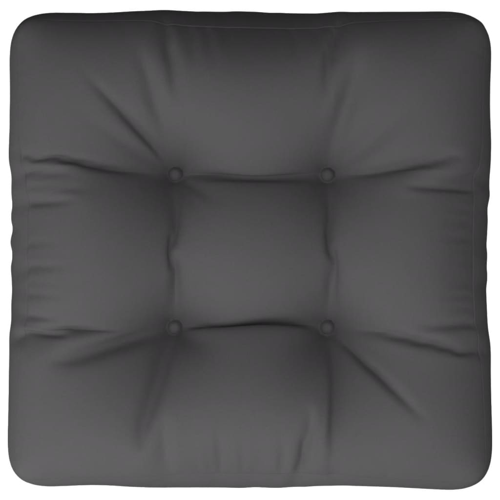 vidaXL وسادة مقعد منجدة 60 × 60 × 10 سم رمادي