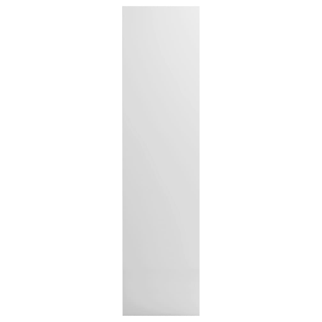 vidaXL خزانة ملابس أبيض لامع 50×50×200 سم خشب مضغوط