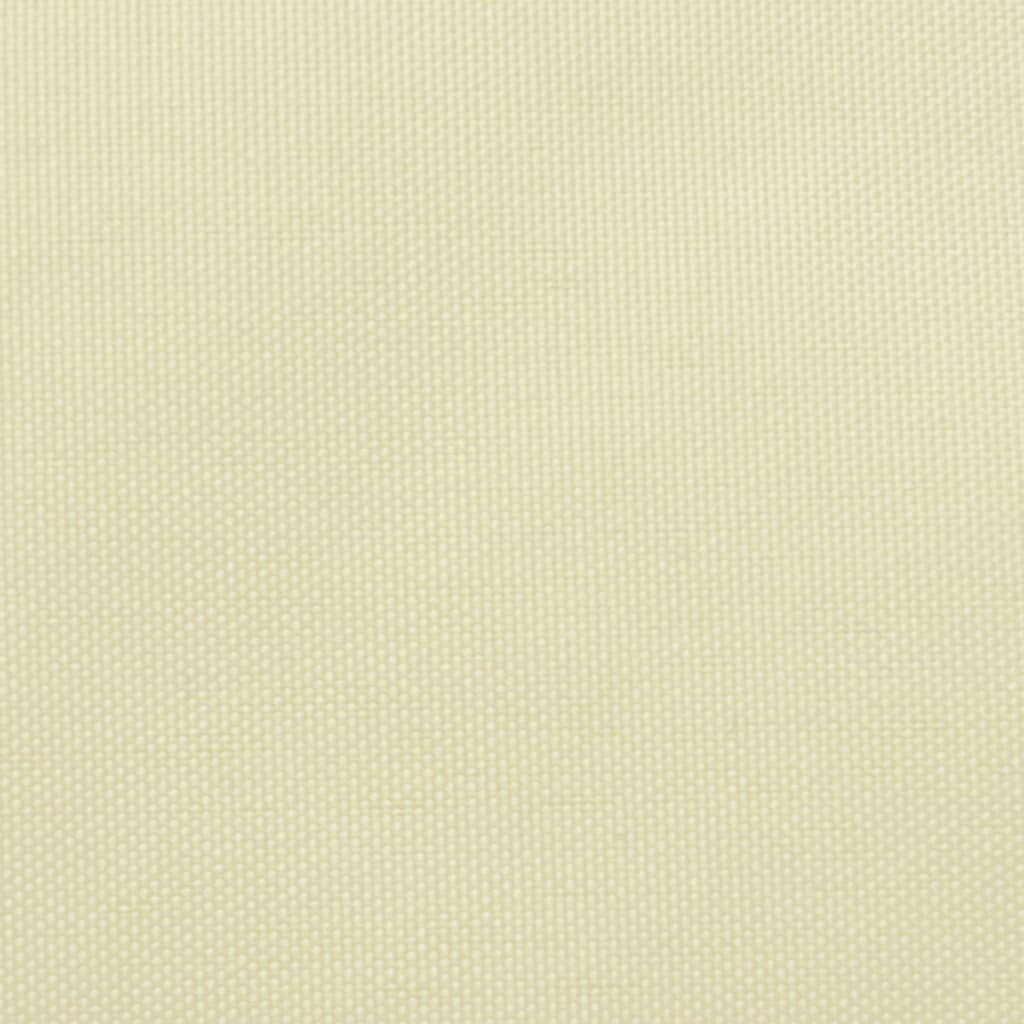 vidaXL مظلة شراعية قماش أكسفورد مربعة الشكل 3.6×3.6 سم كريمي