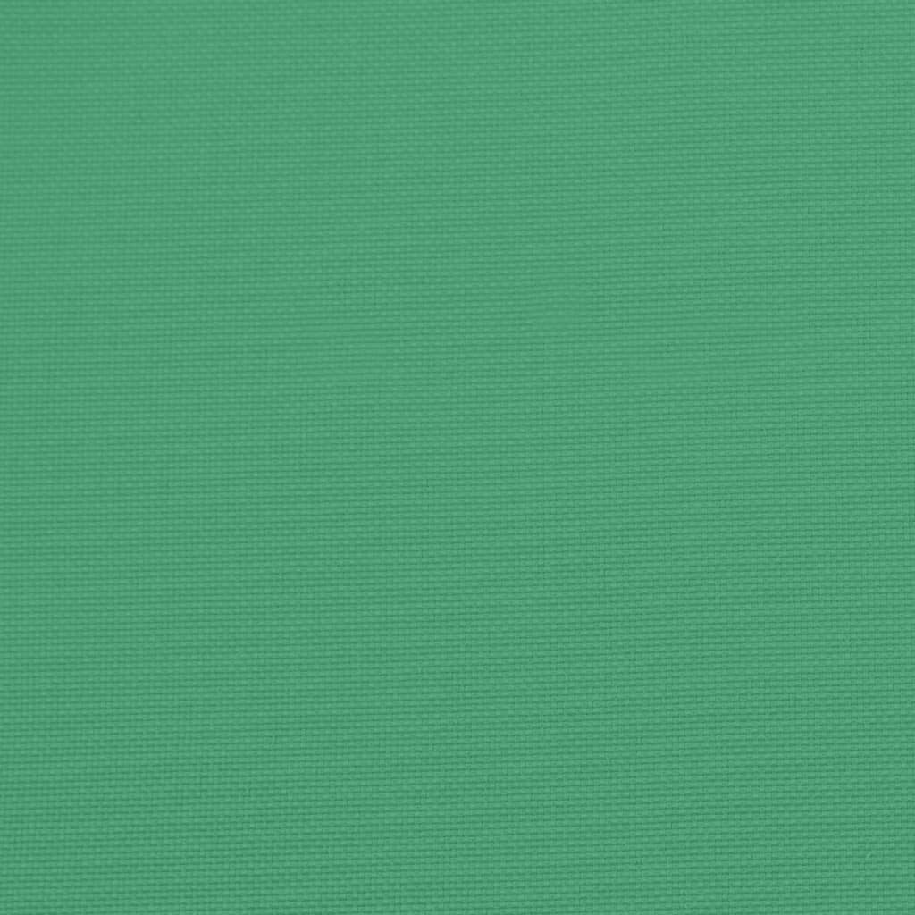 vidaXL وسادة كرسي تشمس أخضر 200×50×3 سم قماش