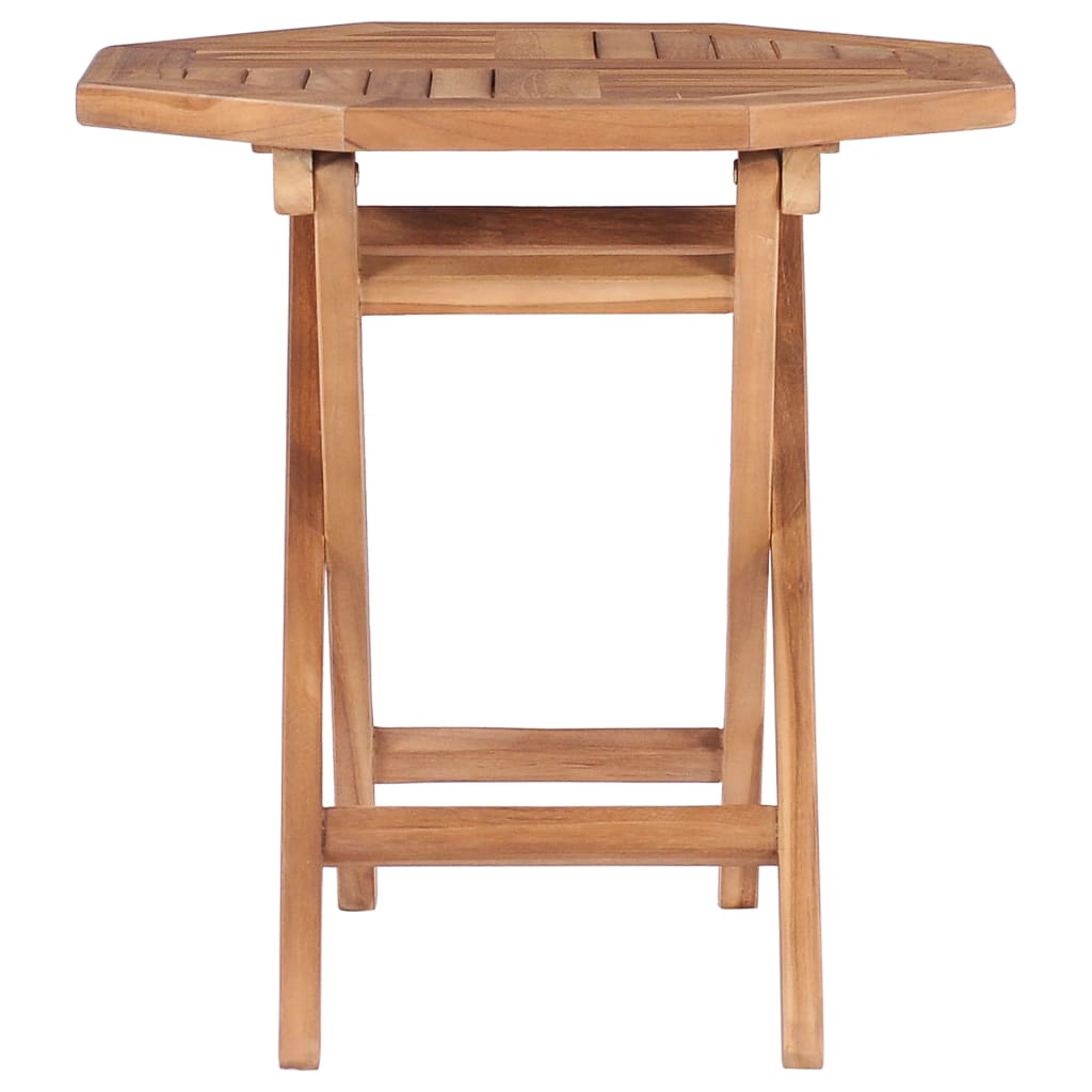 vidaXL طاولة حديقة قابلة للطي 45×45×45 سم خشب ساج صلب