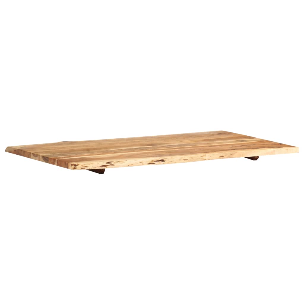 vidaXL سطح طاولة خشب أكاسيا صلب 100×(50-60)×2.5 سم