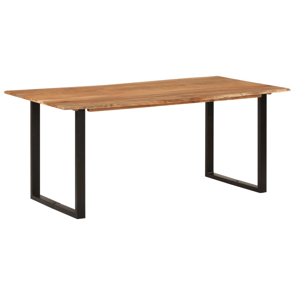vidaXL طاولة طعام 180×90×76 سم خشب أكاسيا صلب