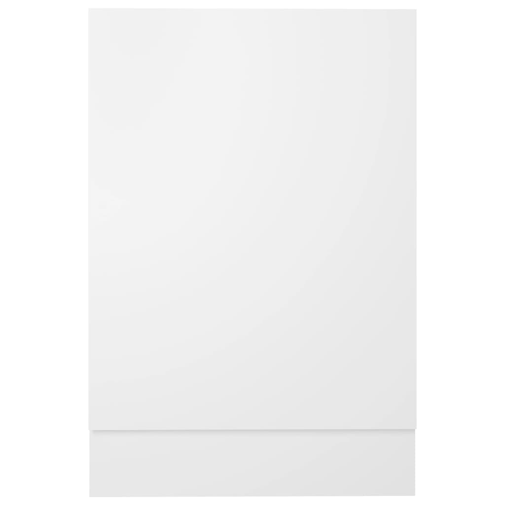 vidaXL لوحة غسالة صحون أبيض 45×3×67 سم خشب حبيبي