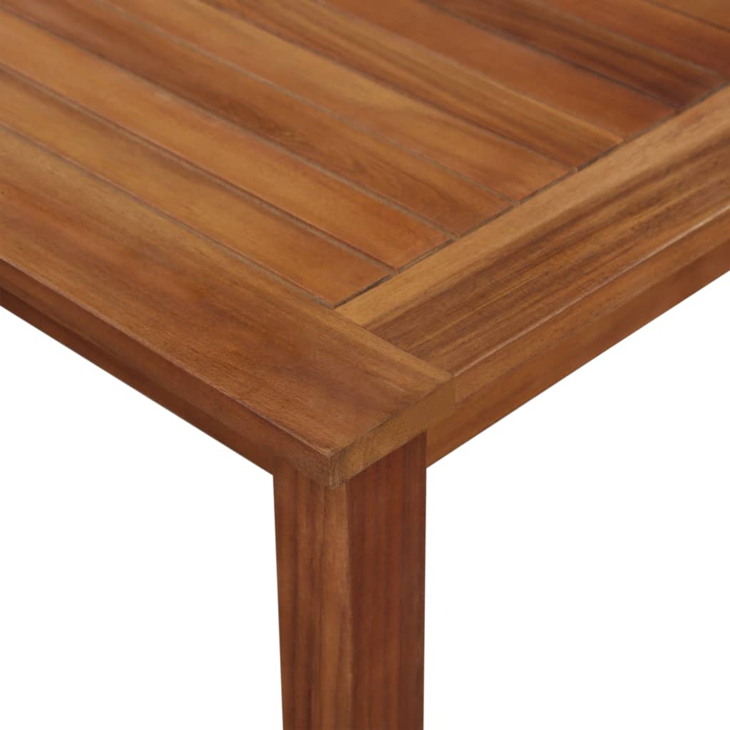 vidaXL طاولة حديقة 85×85×74 سم خشب أكاسيا صلب