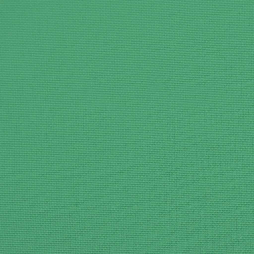 vidaXL وسائد كرسي 2 ق أخضر 50×50×7 سم قماش