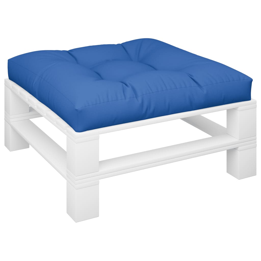 vidaXL وسادة أريكة طبليات أزرق ملكي 80×80×10 سم