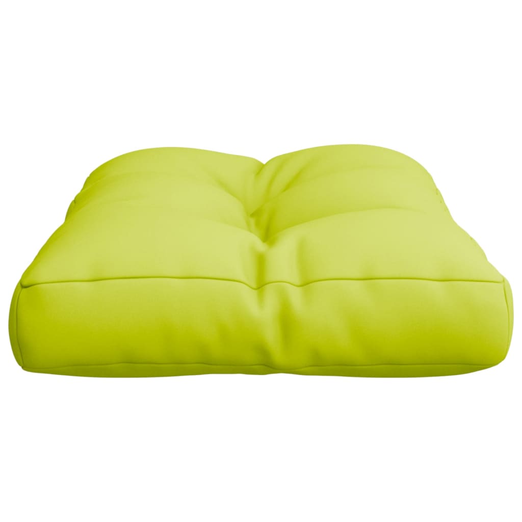 vidaXL وسادة أريكة طبليات أخضر ساطع 60×40×10 سم