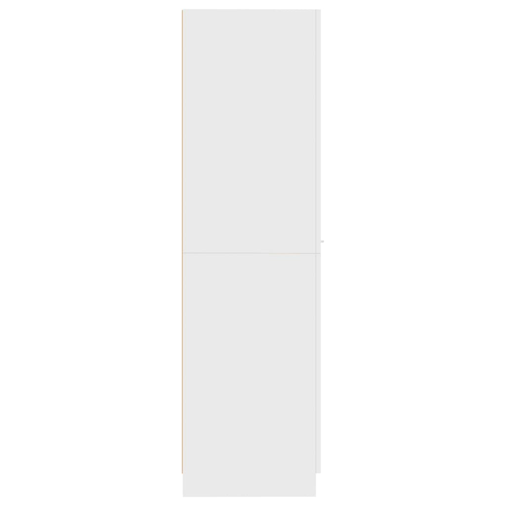 vidaXL خزانة صيدلي أبيض 30×42.5×150 سم خشب حبيبي