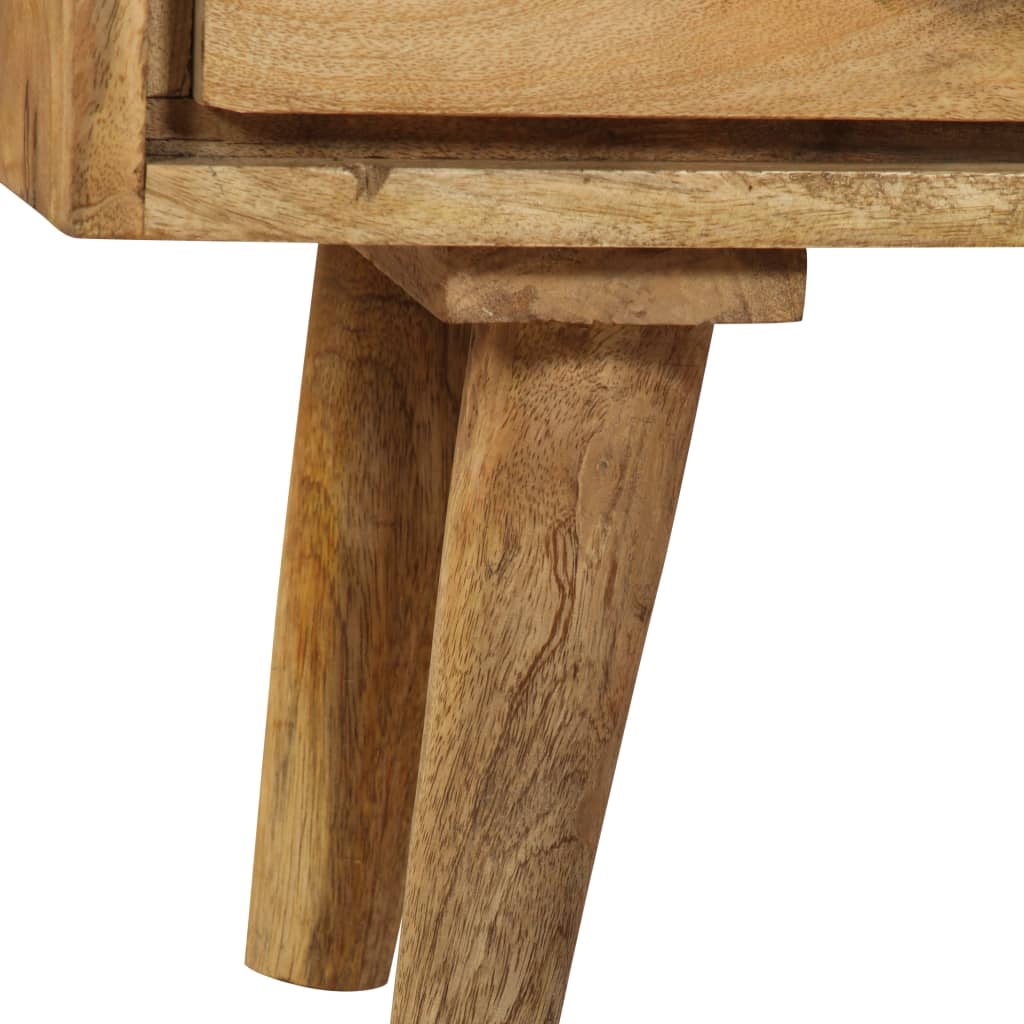 vidaXL خزانة جانبية خشب مانجو صلب 90×30×69 سم