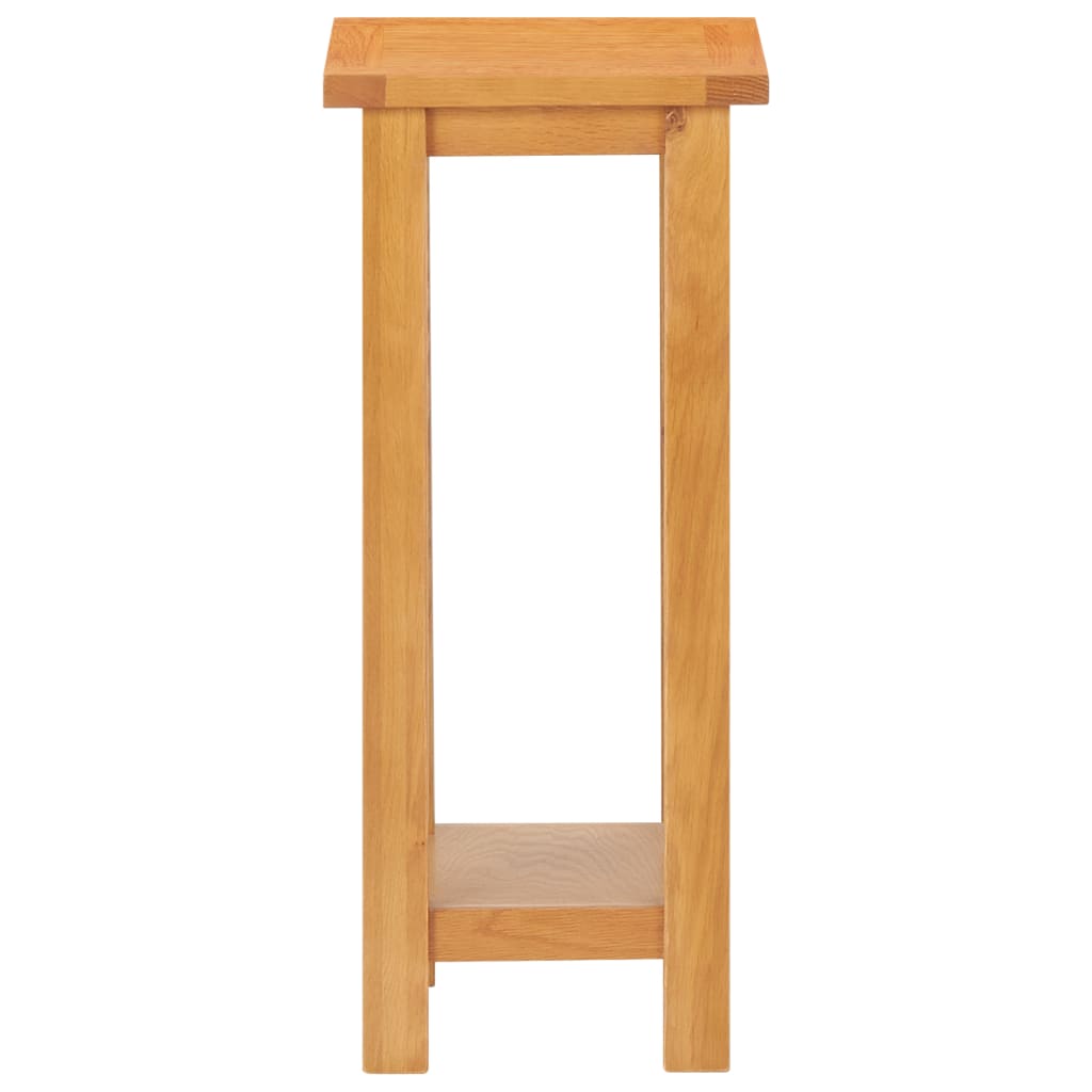 vidaXL طاولة جانبية 27×24×55 سم خشب بلوط صلب
